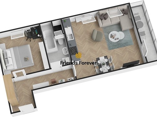 Prodaný byt 2+kk 55 m²