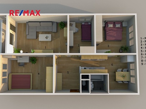 Prodaný byt 4+1 76 m²