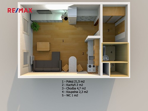 Prodaný byt 1+kk 32 m²