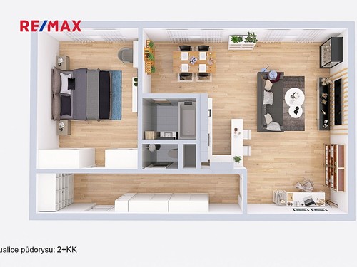 Prodaný byt 2+1 58 m²