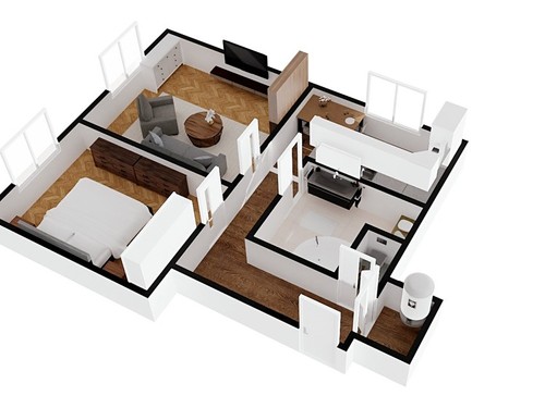 Prodaný byt 2+1 58 m²