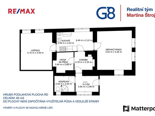 Prodaný dům 86 m², pozemek 1007 m²