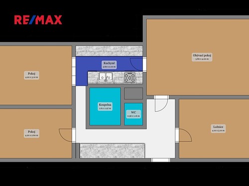 Prodaný byt 4+1 88 m²