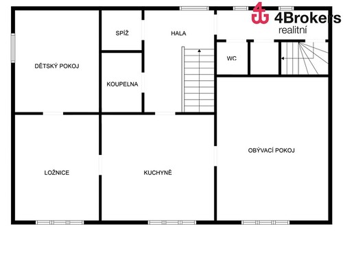 Prodaný dům 100 m², pozemek 152 m²