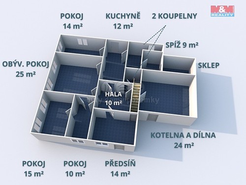 Prodaný dům 110 m², pozemek 2190 m²