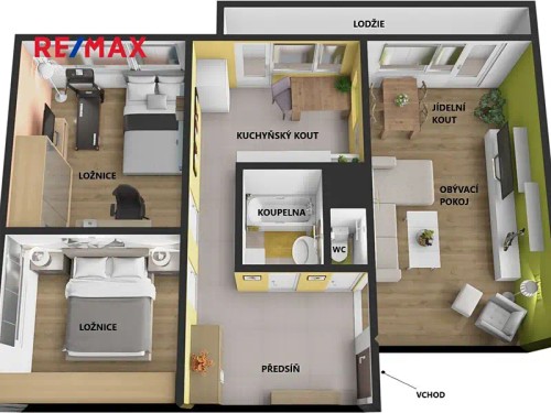 Prodaný byt 3+1 69 m²