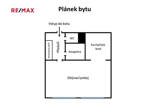 Prodaný byt 1+kk 32 m²