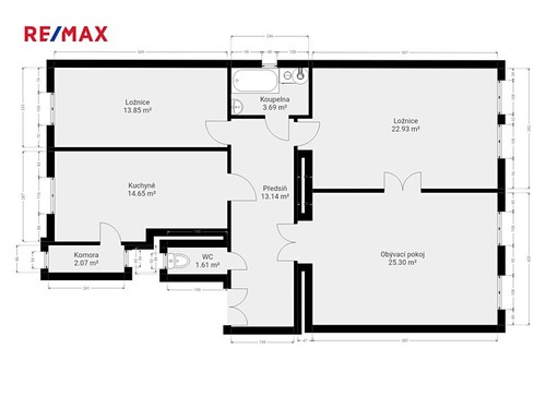 Prodaný byt 3+1 96 m²
