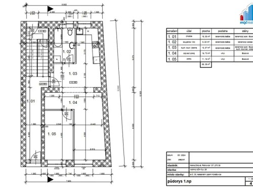 Prodaný byt 2+1 52 m²