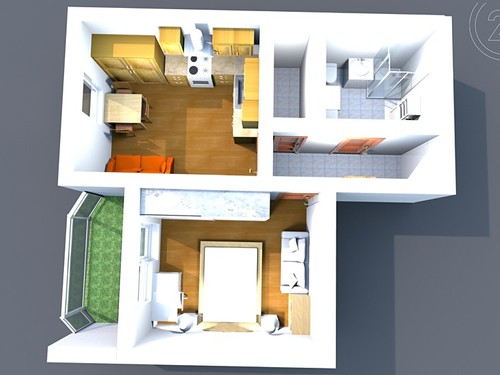 Prodaný byt 2+kk 52 m²