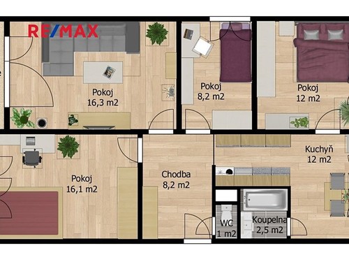Prodaný byt 4+1 76 m²