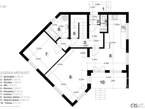 Prodaný dům 199 m², pozemek 445 m²