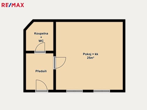 Prodaný byt 1+kk 29 m²