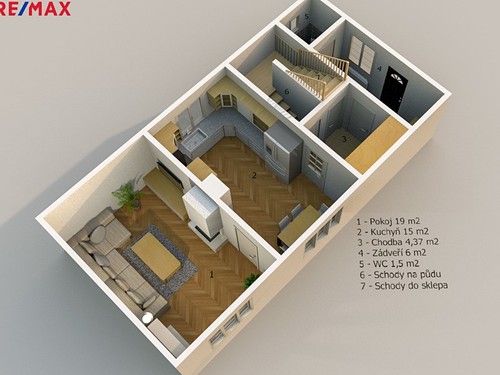 Prodaný dům 75 m², pozemek 378 m²