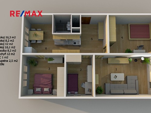 Prodaný byt 4+1 76 m²