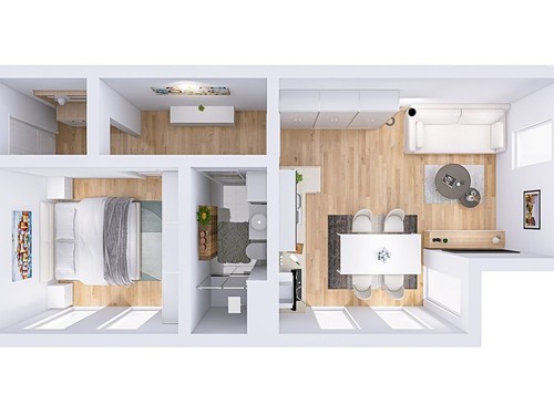 Prodaný byt 2+kk 51 m²