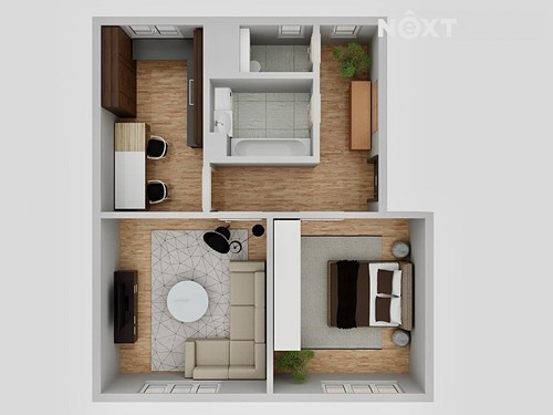 Prodaný byt 2+1 64 m²