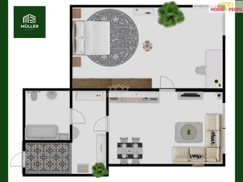 Prodaný byt 2+kk 43 m²
