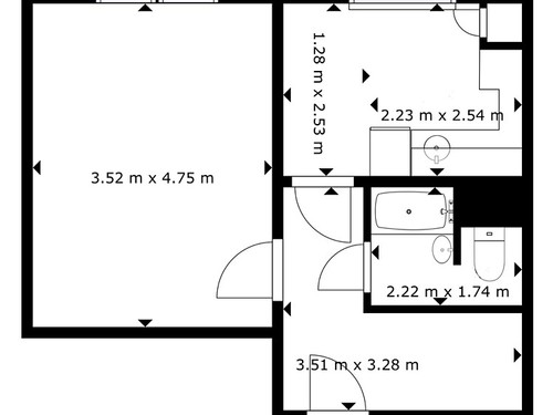 Prodaný byt 1+1 38 m²