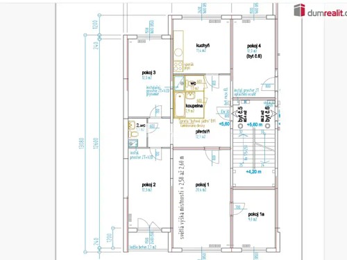 Prodaný byt 4+1 86 m²