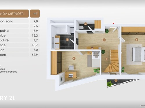 Prodaný byt 4+kk 108 m²