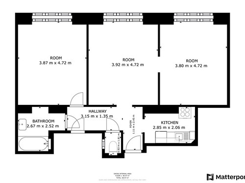 Prodaný byt 3+1 67 m²