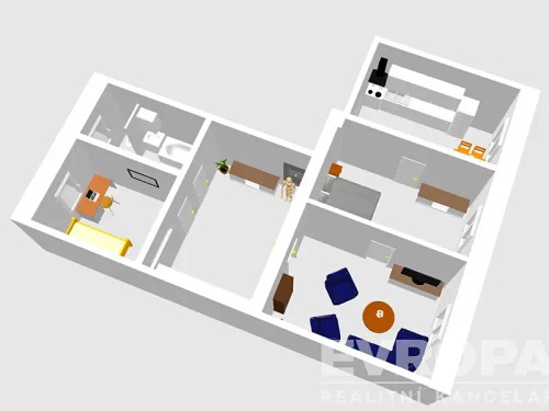 Prodej bytu 3+1 75 m²