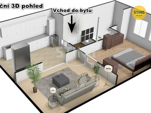 Prodaný byt 2+1 63 m²