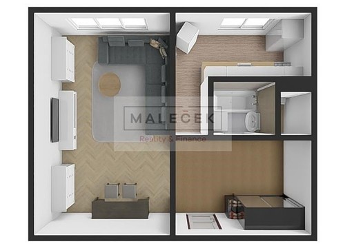Prodaný byt 1+1 33 m²