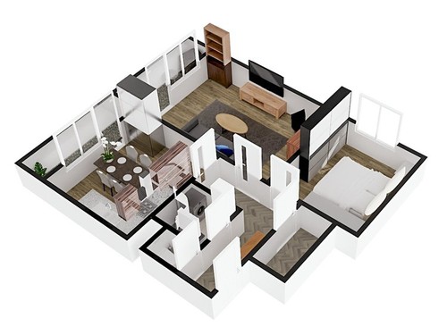 Prodaný byt 2+1 55 m²