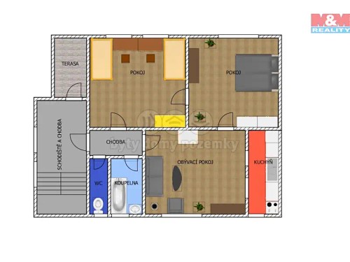 Prodej bytu 3+1 77 m²