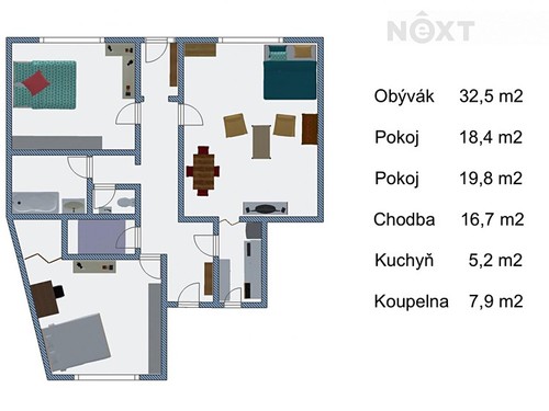 Prodaný dům 120 m², pozemek 394 m²