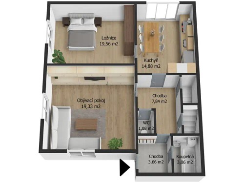 Prodaný dům 103 m², pozemek 1150 m²