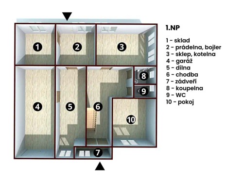 Prodej domu 180 m², pozemek 539 m²