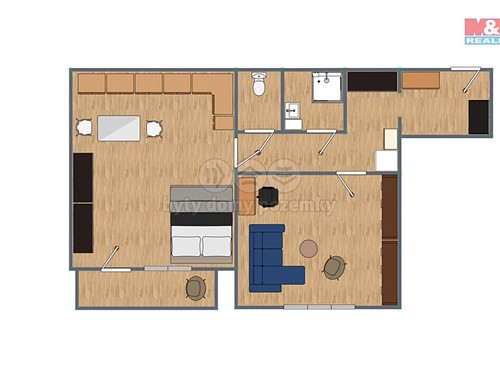 Prodaný byt 2+kk 46 m²