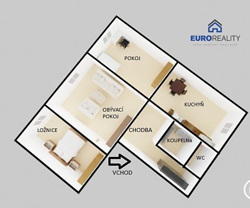 Prodaný byt 3+1 75 m²