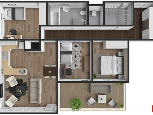 Prodaný byt 4+kk 93 m²