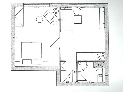 Prodaný byt 2+kk 36 m²
