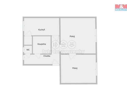 Prodaný byt 2+1 58 m²