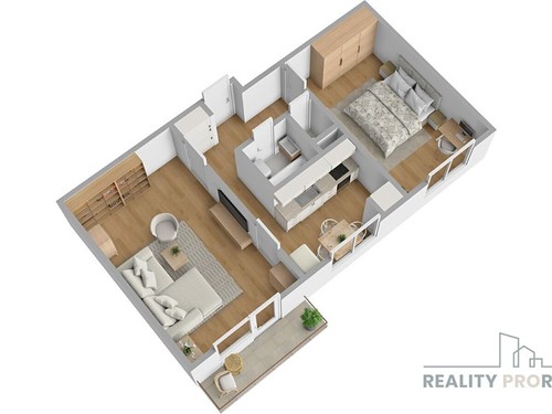 Prodaný byt 2+1 53 m²