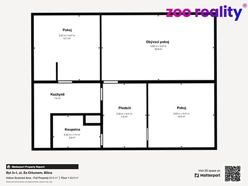 Prodaný byt 3+1 66 m²