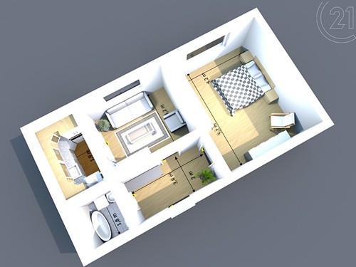 Prodaný byt 2+1 51 m²