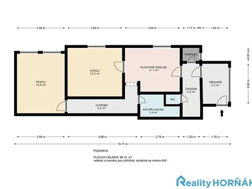 Prodaný dům 60 m², pozemek 152 m²