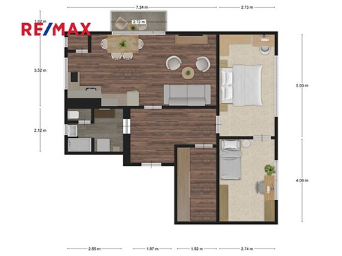 Prodaný byt 3+kk 68 m²