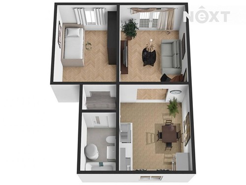 Prodaný byt 2+1 54 m²