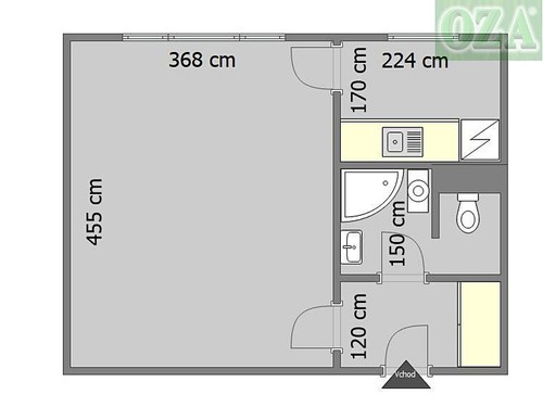 Prodaný byt 1+kk 29 m²