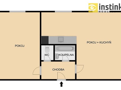 Prodaný byt 2+kk 40 m²