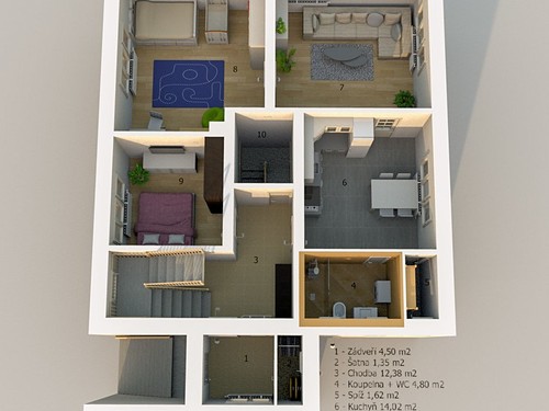 Prodaný dům 250 m², pozemek 638 m²