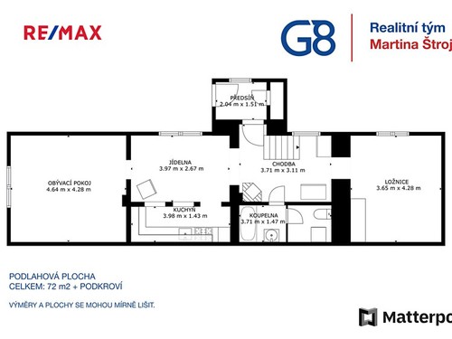 Prodaný dům 72 m², pozemek 707 m²