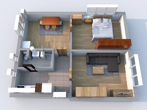 Prodaný byt 3+kk 55 m²